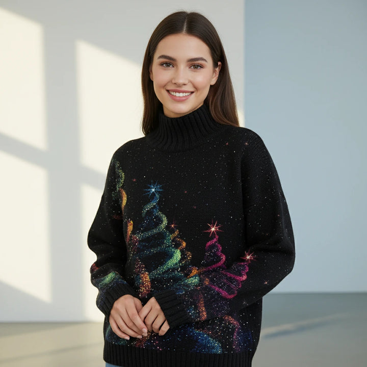 Celestine | Holiday Glow Turtleneck Sweater