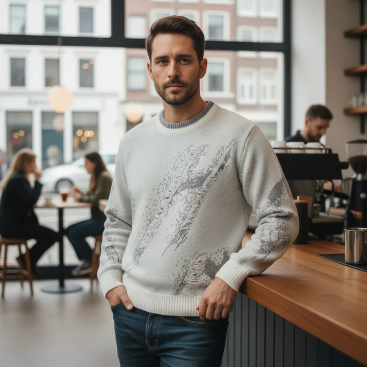 Crewneck Men’s Knit Sweater