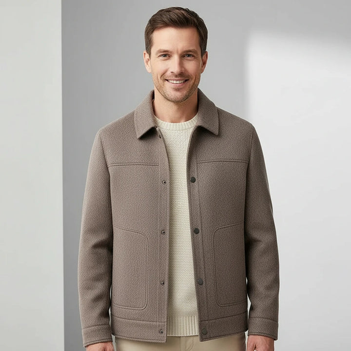 Mason | Minimalist Winter Wool-Blend Coat