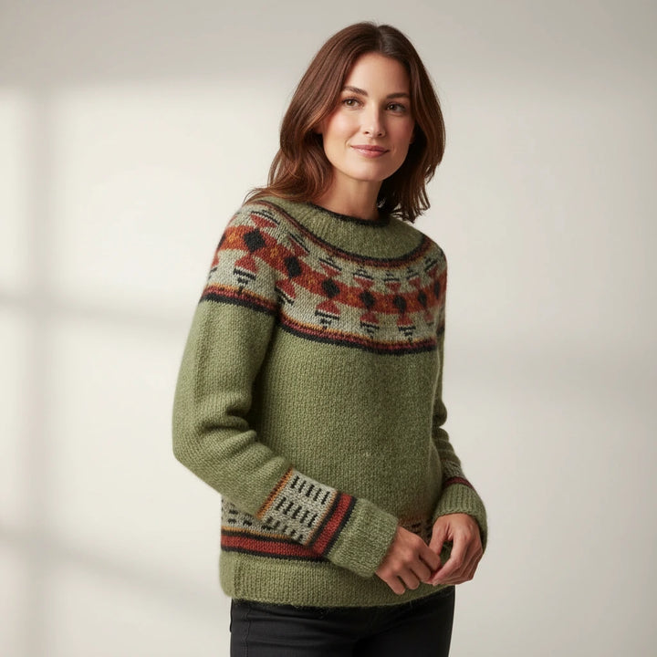 Seraphine | Patterned Women’s Knit Sweater