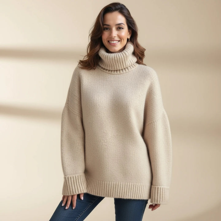 Liora | Oversized Cozy Turtleneck Sweater