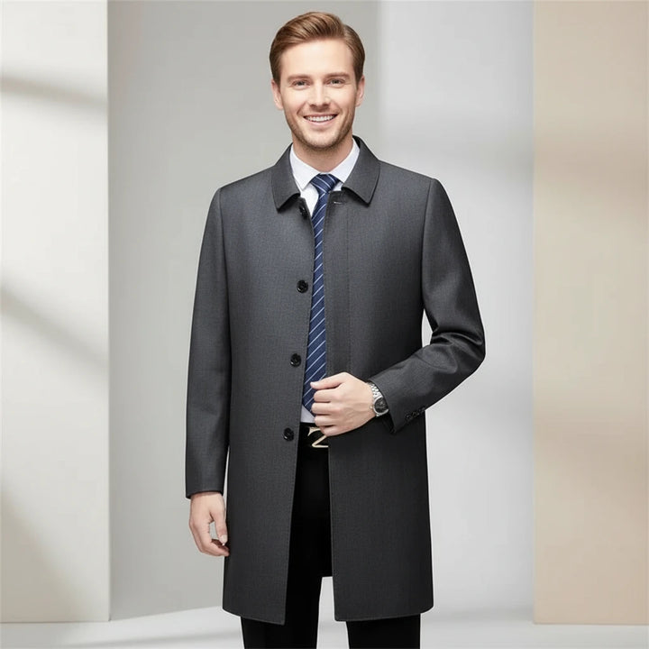Damon | Classic Winter Trench Coat