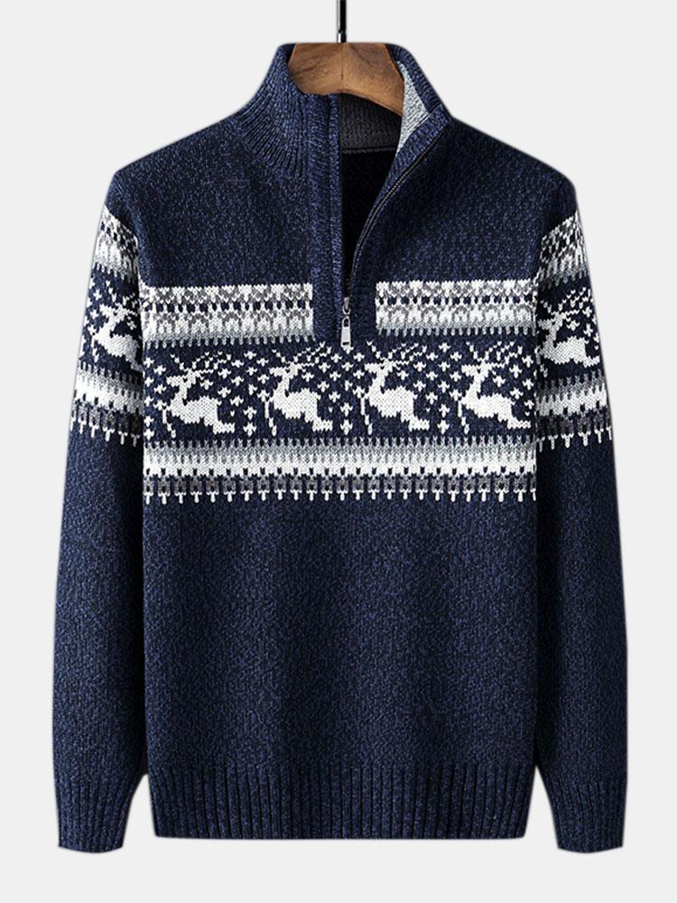 Men’s Nordic Half-Zip Sweater