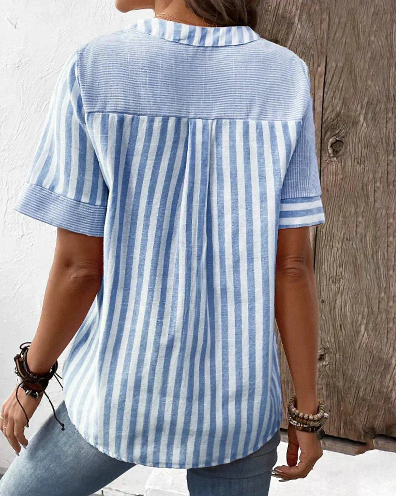 Adlila | Soft Striped Blouse