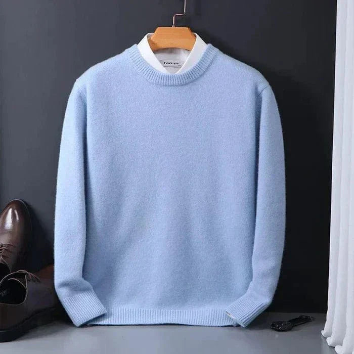 Men’s Crewneck Knit Pullover Sweater