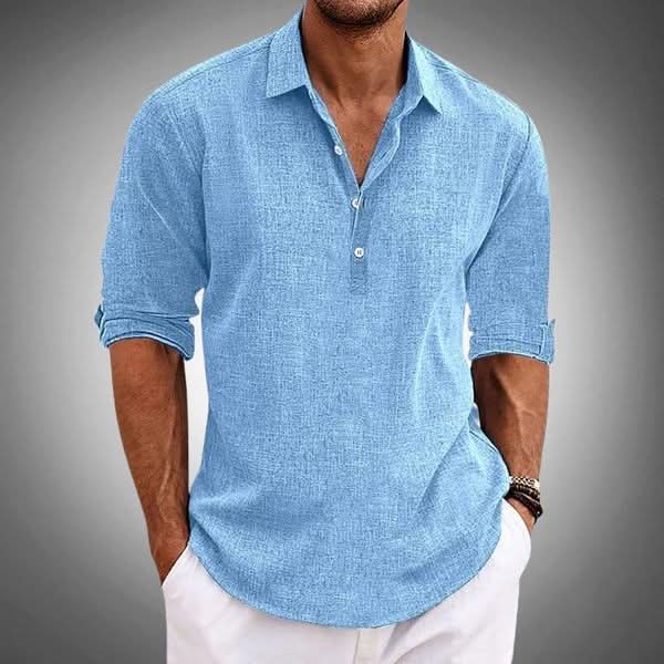 Mario | Men’s Breathable Long-Sleeve Dress Shirt