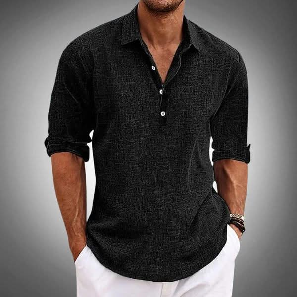 Mario | Men’s Breathable Long-Sleeve Dress Shirt