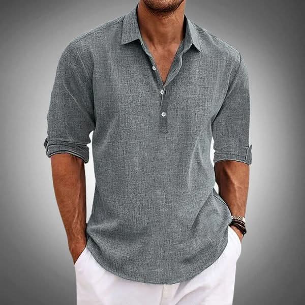 Mario | Men’s Breathable Long-Sleeve Dress Shirt