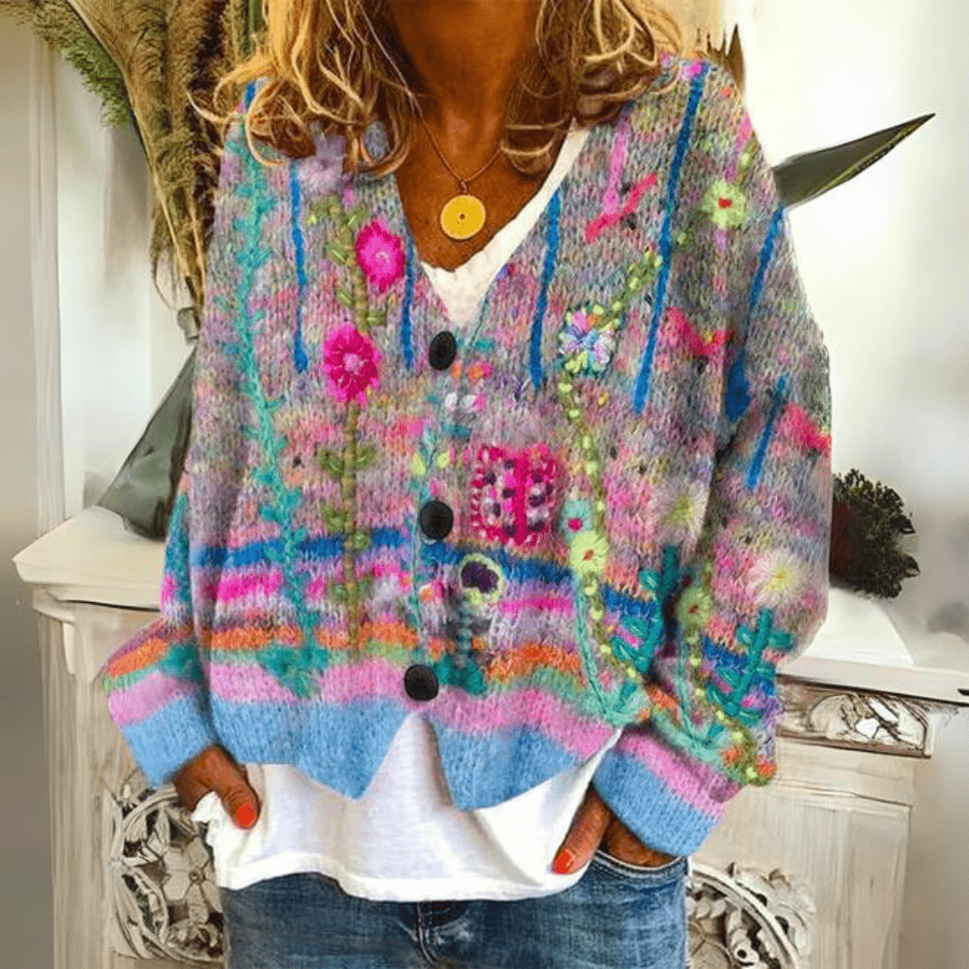 Matilda | Warm and stylish printed vest