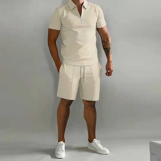 Hayes | Men’s Quarter-Zip Polo & Shorts Co-ord Set