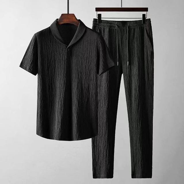 Loran | Men’s Contemporary Relaxed-Fit Co-ord Set