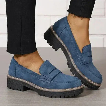 Danika | Comfortable Chunky Loafer Shoes