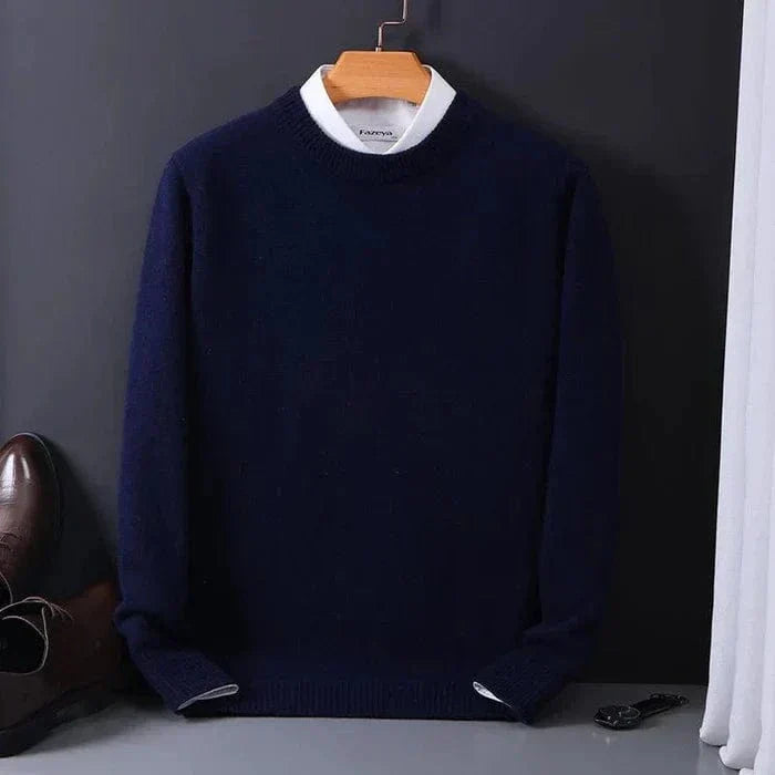 Men’s Crewneck Knit Pullover Sweater