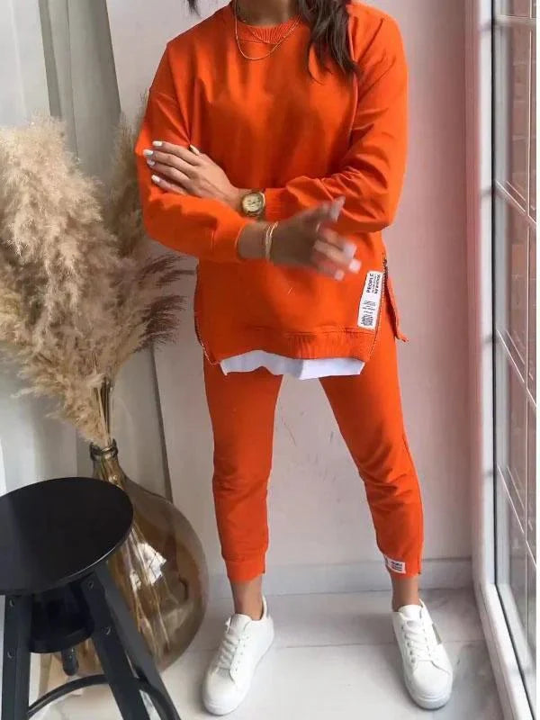 Selena | Women’s Long-Sleeve Pullover &amp; Jogger Set
