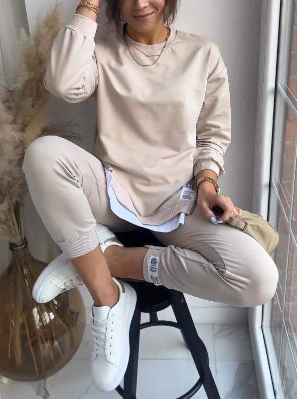 Selena | Women’s Long-Sleeve Pullover &amp; Jogger Set