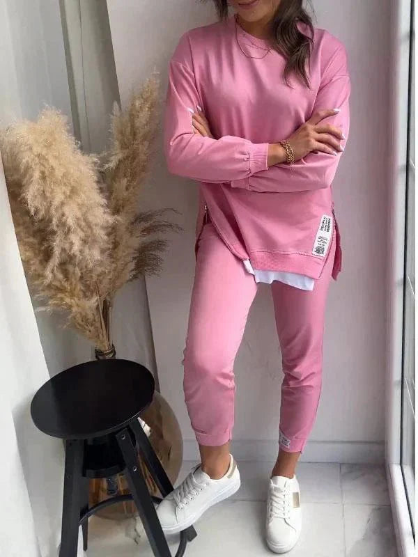 Selena | Women’s Long-Sleeve Pullover &amp; Jogger Set