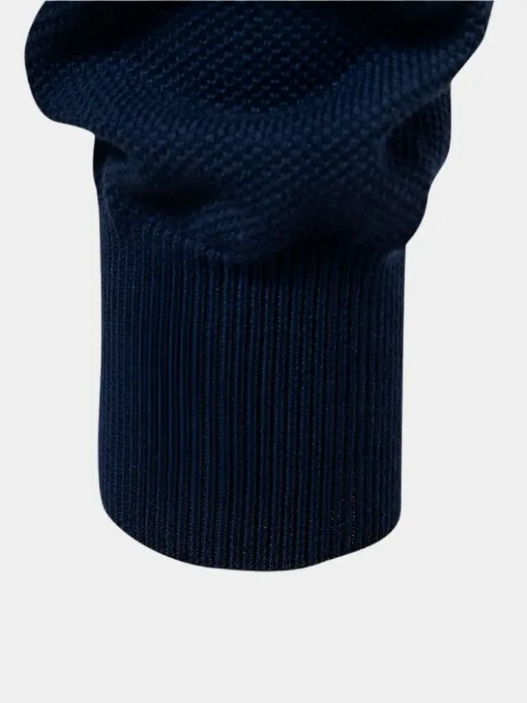 Colorblock Quarter-Zip Sweater