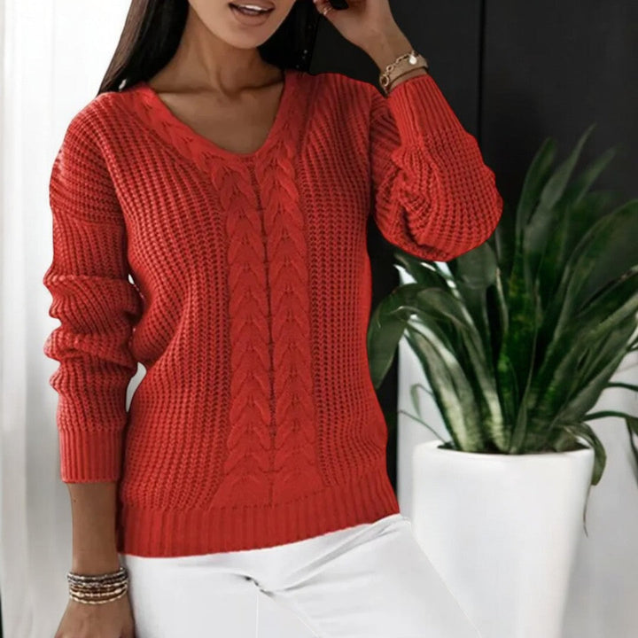 Clara | Classic Cable Knit Sweater