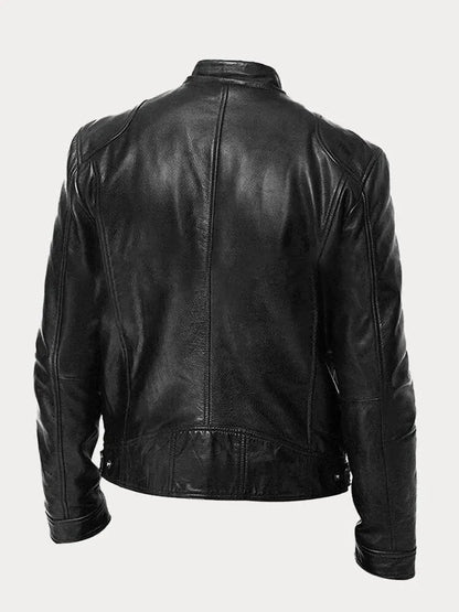 Renvero | Casual Faux Leather Jacket for Men