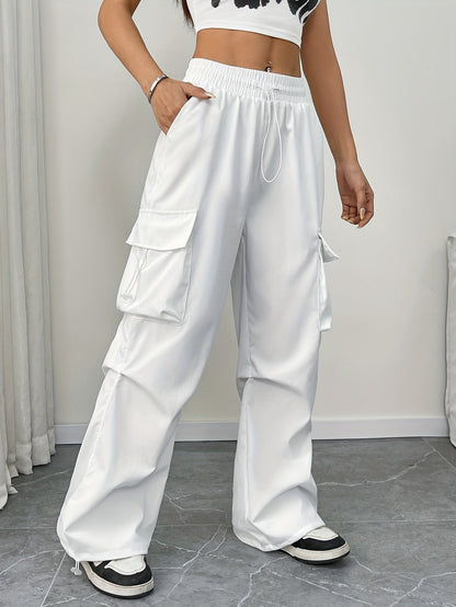 Kaia | Women’s Wide-Leg Drawstring Cargo Pants